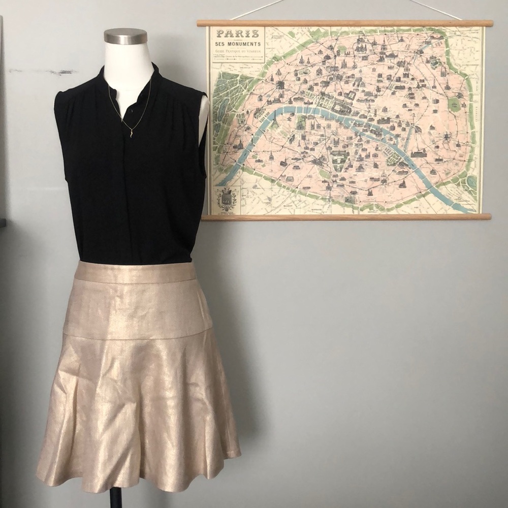 Banana Republic Gold Size 4 skirt